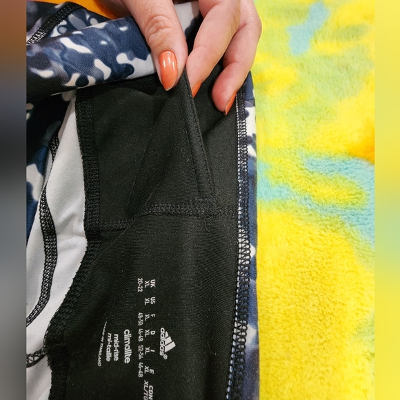 Adidas Climalite pants XL leggings calf lengh - Picture 4 of 5